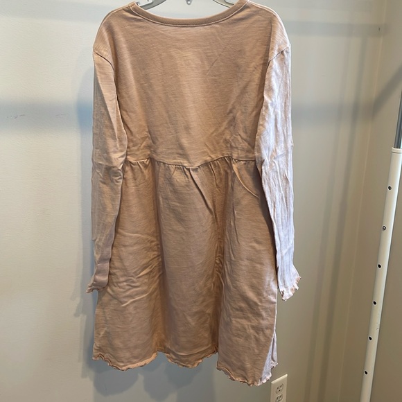 Little Co By Lauren Conrad 2-pack Girls Organic Cotton Dresses, Neutral Colors - Picture 4 of 8